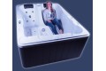 Spa acrylique BONA, marque Waterclip. Rectangulaire avec 3 places (1 place assise + 2 places allongées)