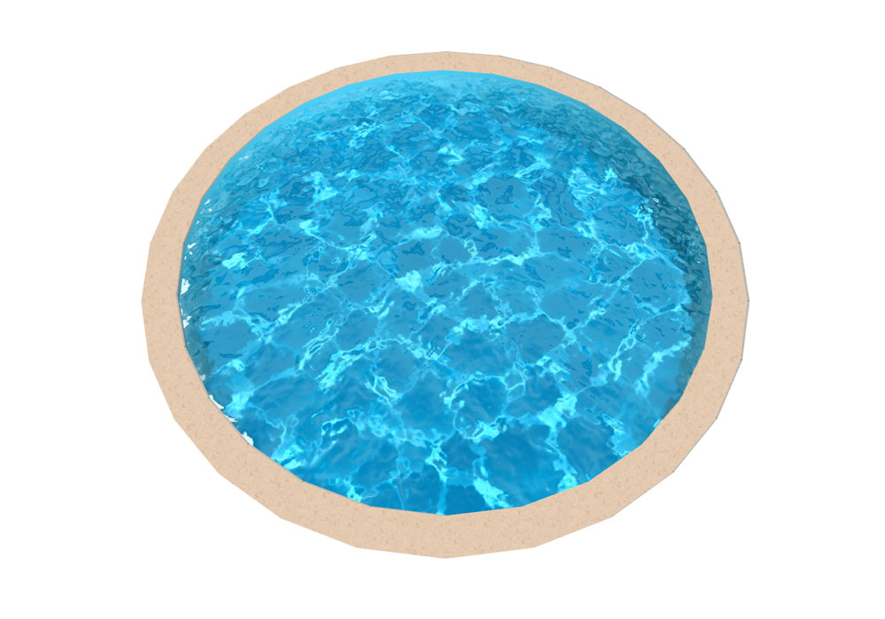 Piscine forme ronde